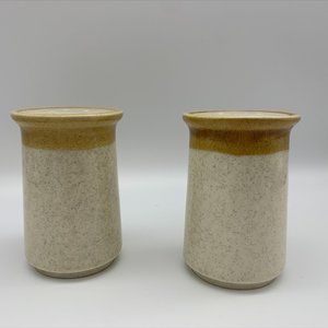 1970s Mikasa Stone Manor Salt & Pepper Shakers- a Pair